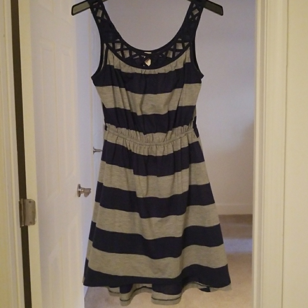 Blue & Gray Summer Dress